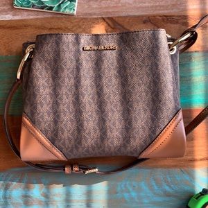 Michael Kors Nicole crossbody bag  brown